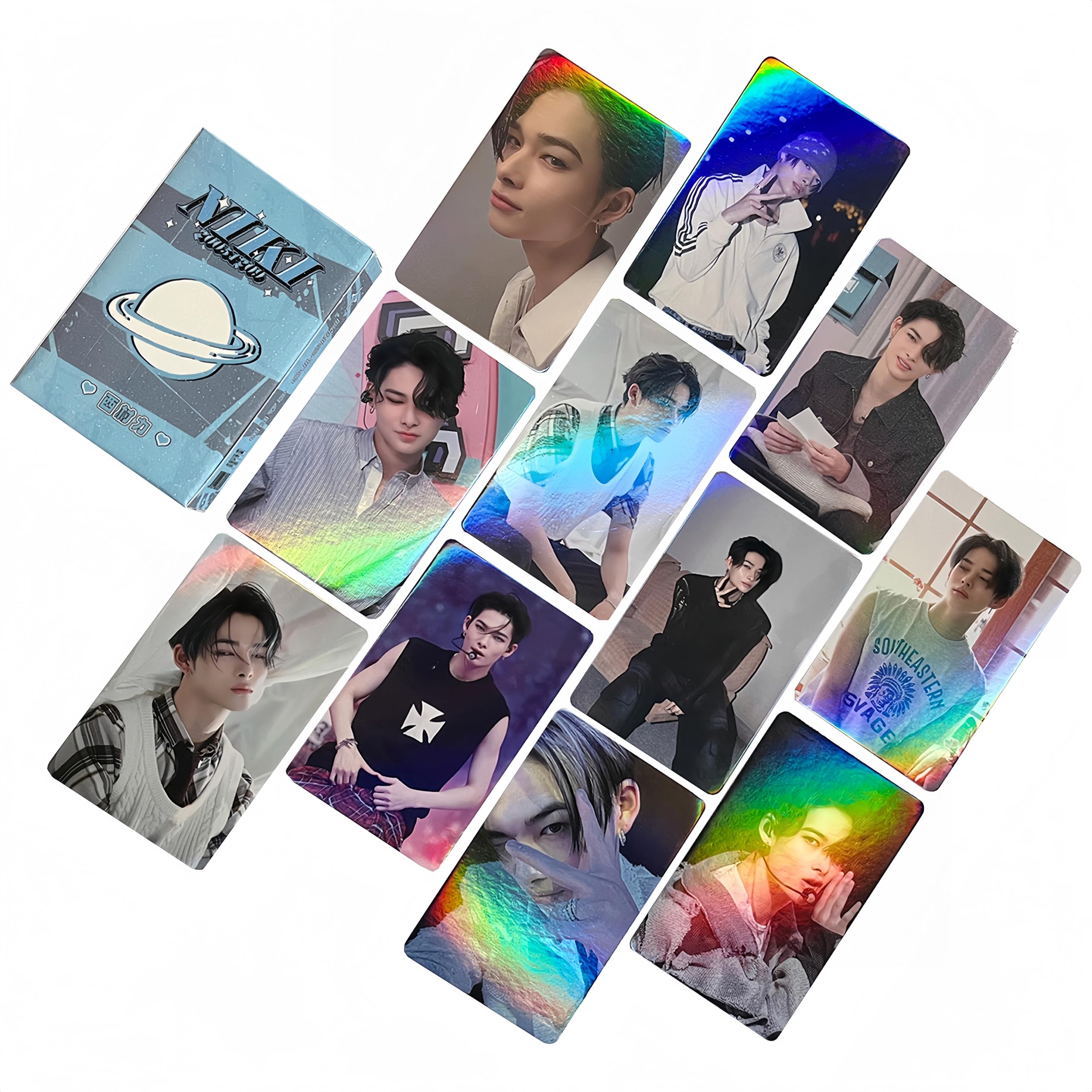 FOURBOM NI-KI Laser Cards 50pcs ENHYPEN Photocards ENHYPEN NI-KI